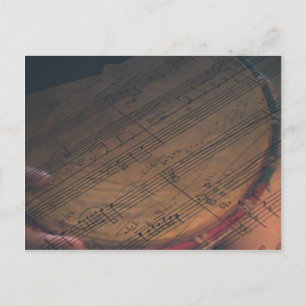 Music Stationary, Postage, and Stickers Postcard