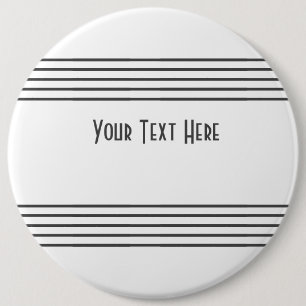 Music Stave Lines Musical Staff Words Badge