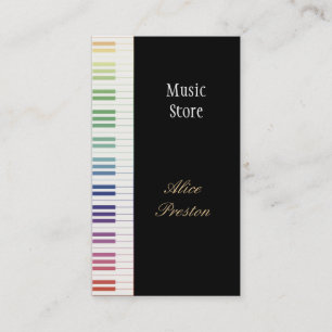 Music Store  - Business Card