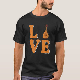 Music String Instrument Love Mandolin   T-Shirt