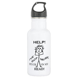 Music Stuck in My Head 532 Ml Water Bottle