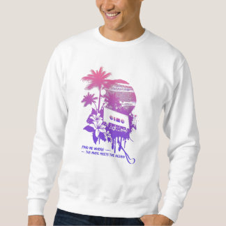 Music Sun Palm Trees And Beach Sweatshirt