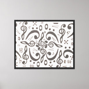 Music Symbols Canvas Print