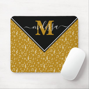 Music symbols personalised  mouse pad