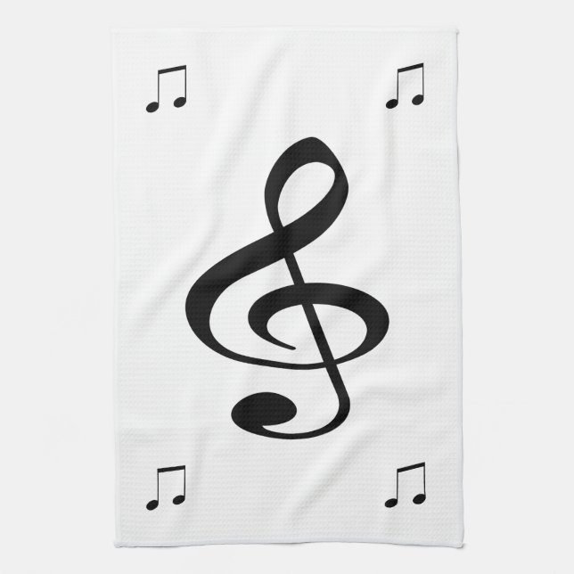 Music Tea Towel (Vertical)