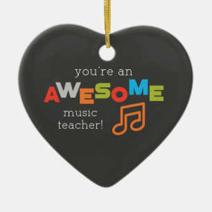 Music Teacher Appreciation Day, Awesome Ceramic Tree Decoration
