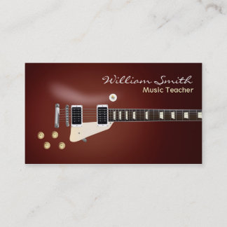 Music Teacher Business Card
