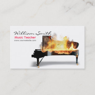 Music Teacher Business Card