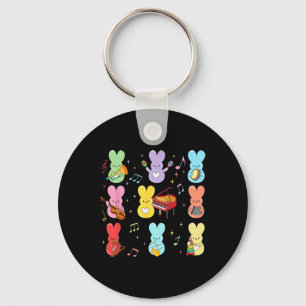 Music Teacher Easter Day Key Ring