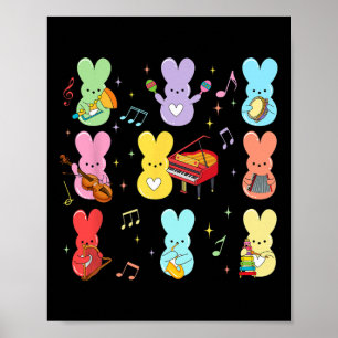 Music Teacher Easter Day Poster