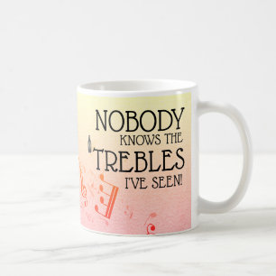 Music Teacher Funny Treble Joke Name Template Co Coffee Mug