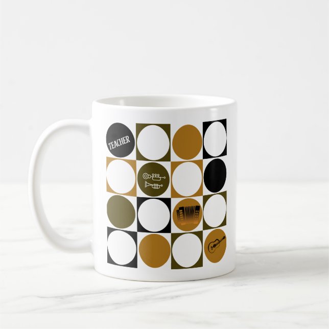 Music Teacher, Gift for Teacher Mug  (Left)