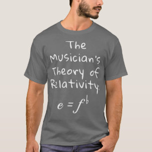 Music Teacher Gift I Humourous E Equals F Flat T-Shirt