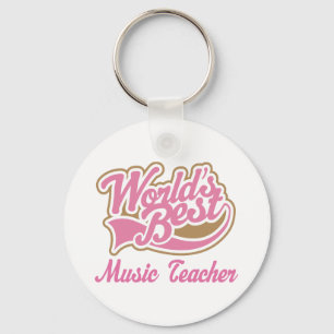Music Teacher Gift Key Ring