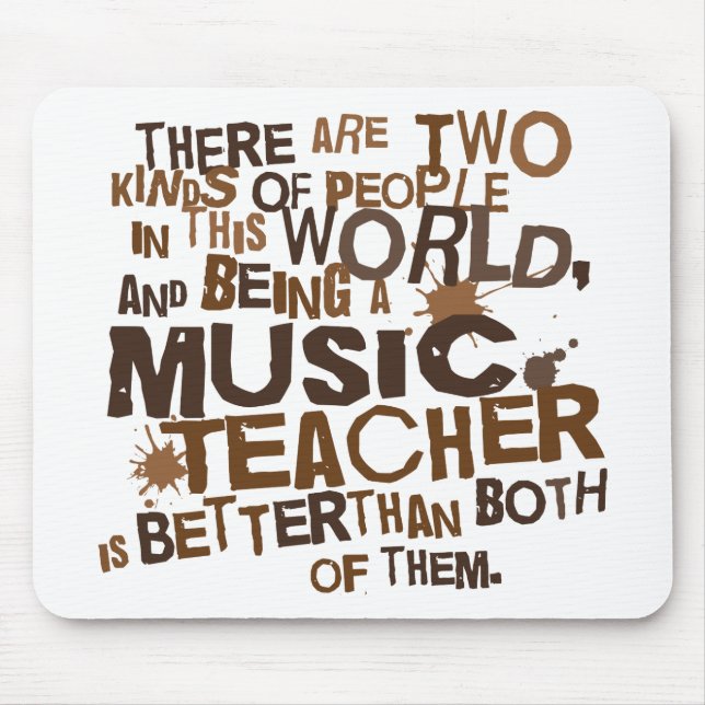 Music Teacher Gift Mouse Pad (Front)