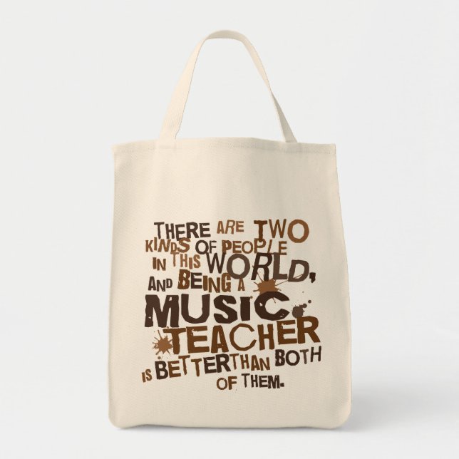 Music Teacher Gift Tote Bag (Front)