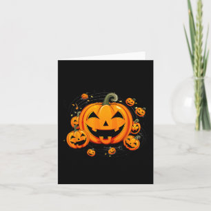 Music Teacher Halloween Fall Pumpkin Card