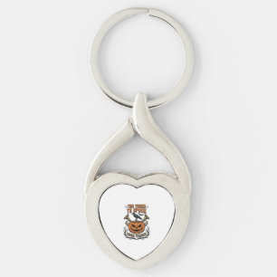 Music Teacher Halloween Pumpkin Engraving Shirt De Key Ring