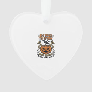 Music Teacher Halloween Pumpkin Engraving Shirt De Ornament