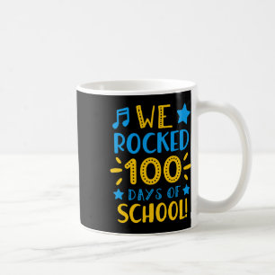 Music Teacher - Happy 100th Day Of School We Rocke Coffee Mug