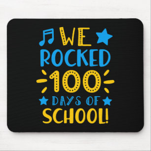 Music Teacher - Happy 100th Day Of School We Rocke Mouse Pad