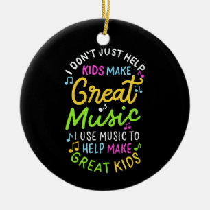 Music Teacher - Help Kids Make Music Ceramic Tree Decoration