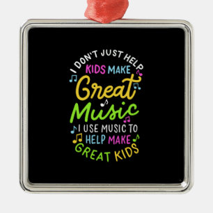 Music Teacher - Help Kids Make Music Gift Metal Tree Decoration
