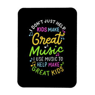 Music Teacher - Help Kids Make Music Magnet