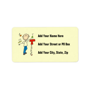 Music Teacher Label