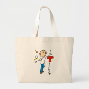 Music Teacher Large Tote Bag