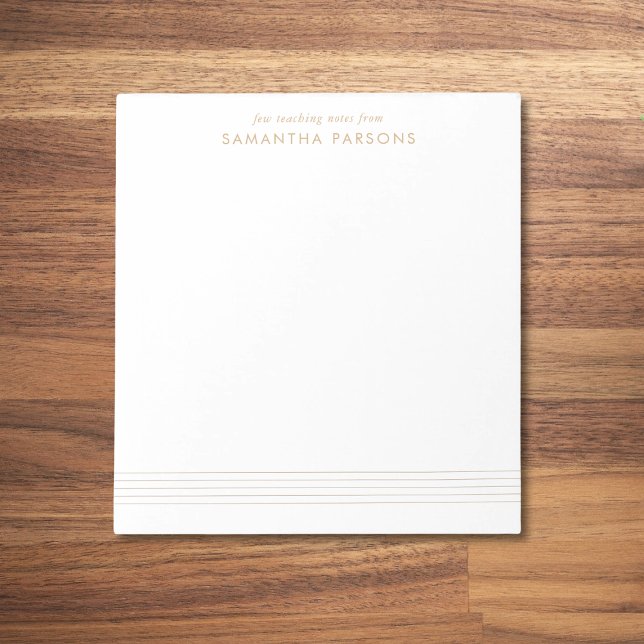 Music Teacher Notes Gold Elegant (Creator Uploaded)