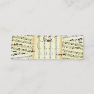 Music Teacher Profile Card - Customisable