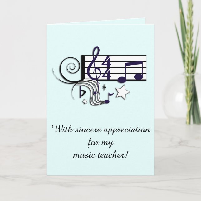 Music Teacher Thank You (Front)