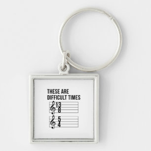 Music Teacher Times Key Ring