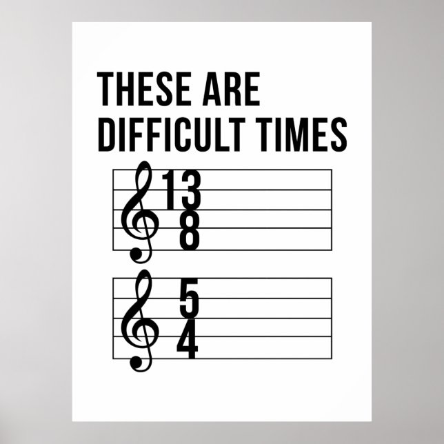 Music Teacher Times Poster (Front)