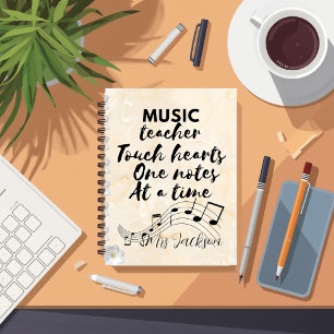 Music teacher touches heart teacher appreciation  planner