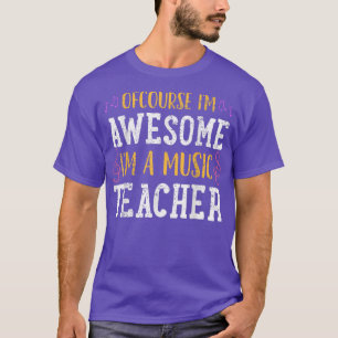 Music Teacher Vintage Gift T-Shirt