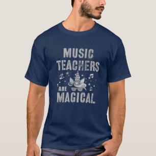 MUSIC TEACHERS ARE MAGICAL I'm Cute Unicorn Back T T-Shirt