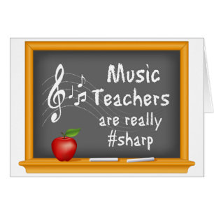 Music Teachers are Really # Sharp