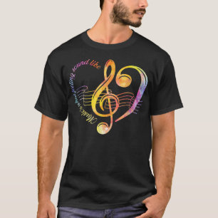 Music Teachers Music is what feelings sound like C T-Shirt