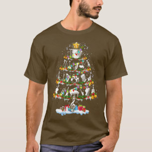 Music Teachers Musical Instrument Christmas Tree M T-Shirt