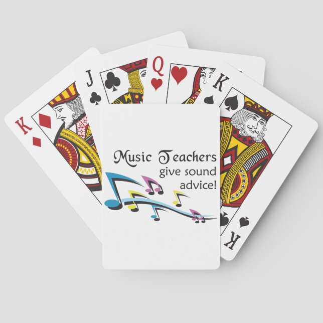 Music Teachers Playing Cards (Back)