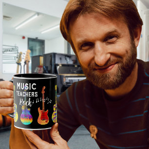 Music Teachers Rock Thank You Mug