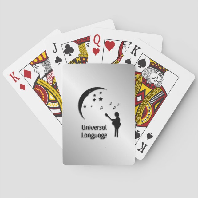 Music the Universal Language Playing Cards (Back)