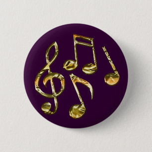 MUSIC Theme Gift Collection 6 Cm Round Badge