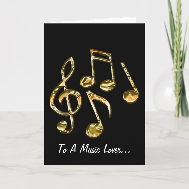 MUSIC Theme Gift Collection Card (Front)
