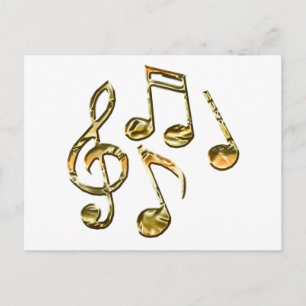 MUSIC Theme Gift Collection Postcard