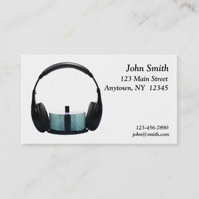 Music Theme Profile Card (Front)