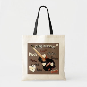 Music Theme Tote Bag