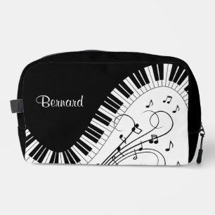  Music Theme Wedding Design w/ Name  Dopp Kit